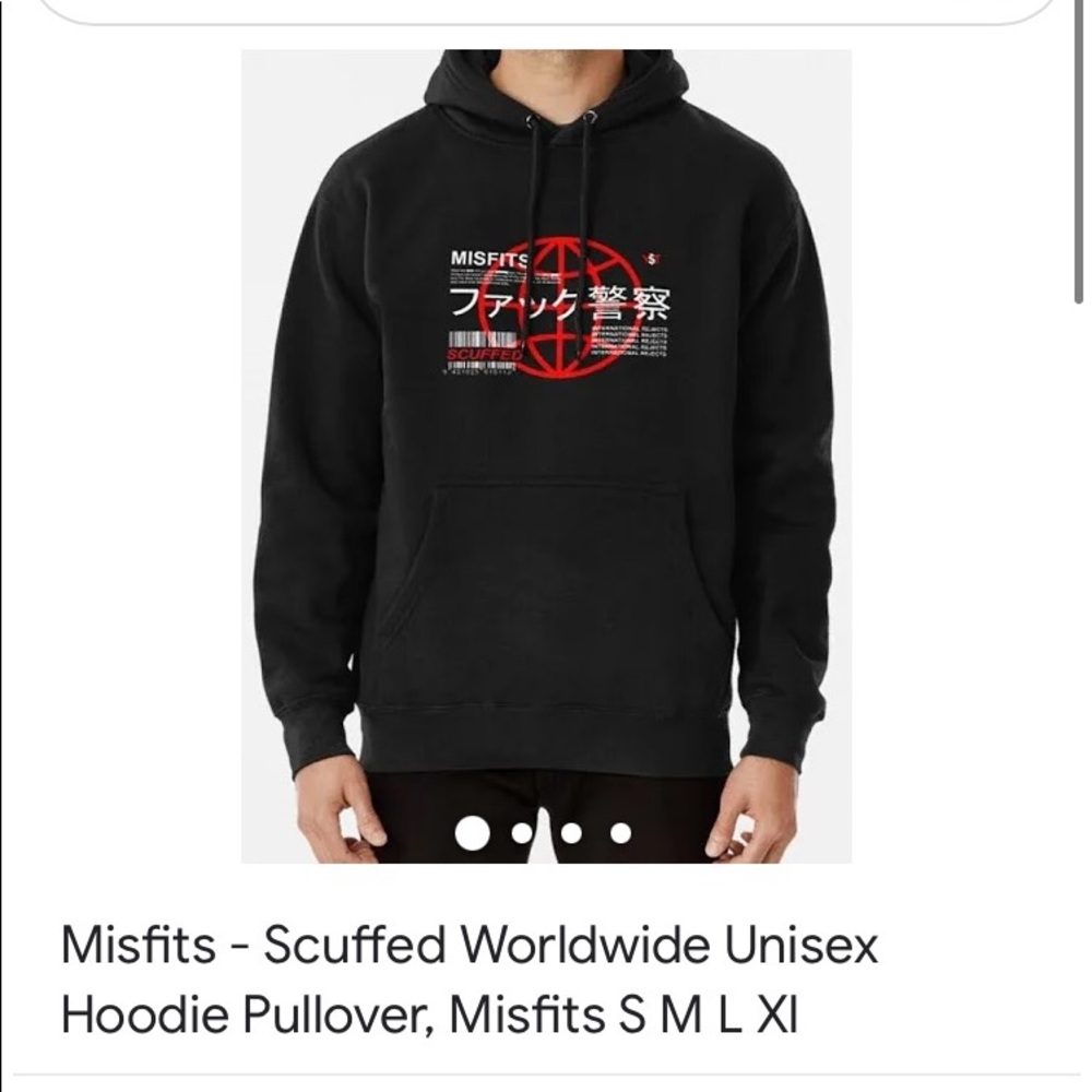 Misfits pullover hoodie